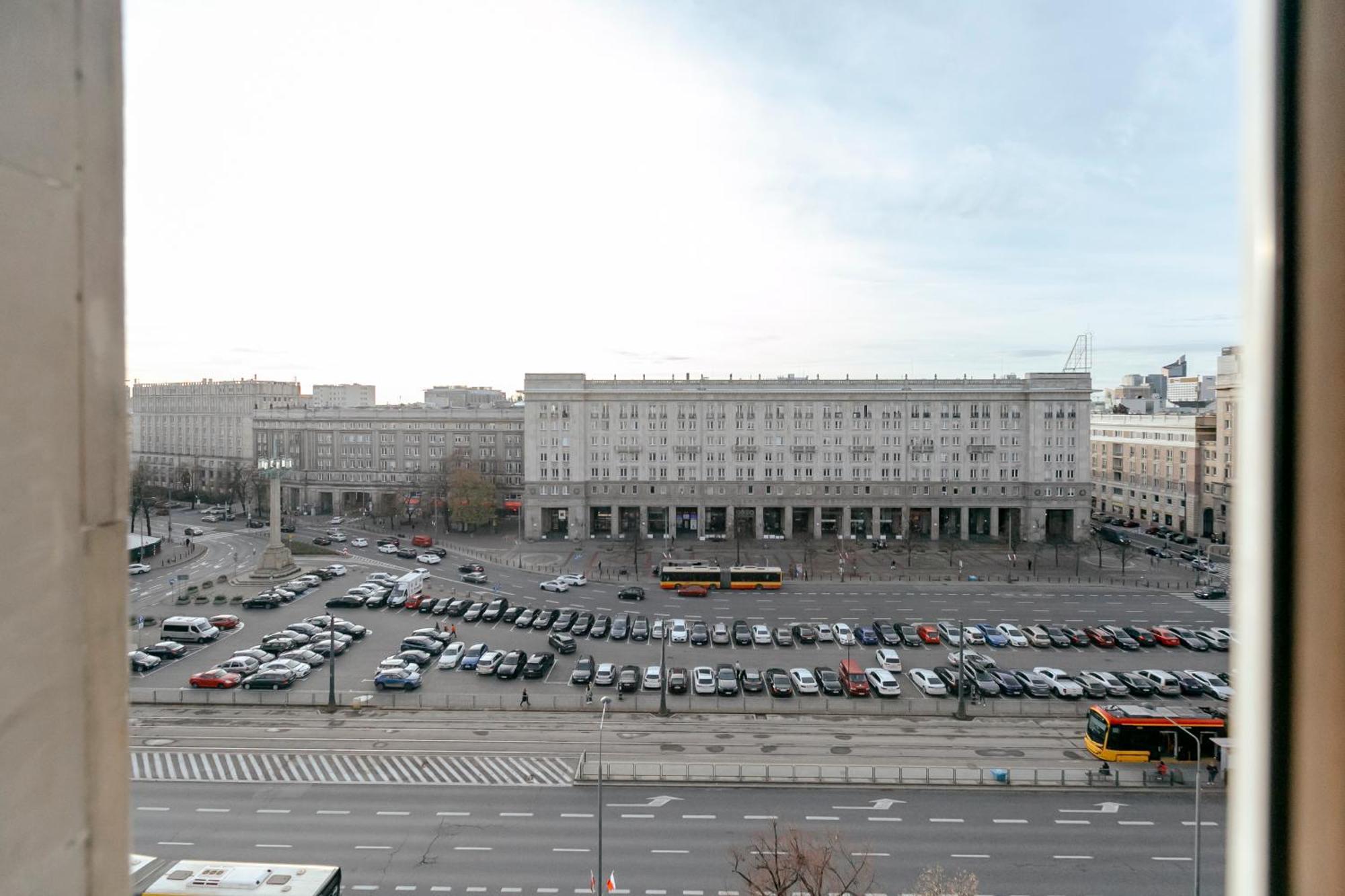 Plac Konstytucji 6 Orange - Apartament Dla 4 Osob - Bezplatny Parking - Free Parking - Piekny Widok Na Panorame Warszawy Varsóvia Exterior foto